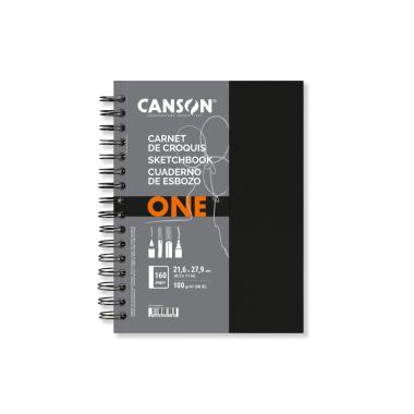 CANSON Sketchbook ONE 21x28 A4 98Fg 100Gr SPIR