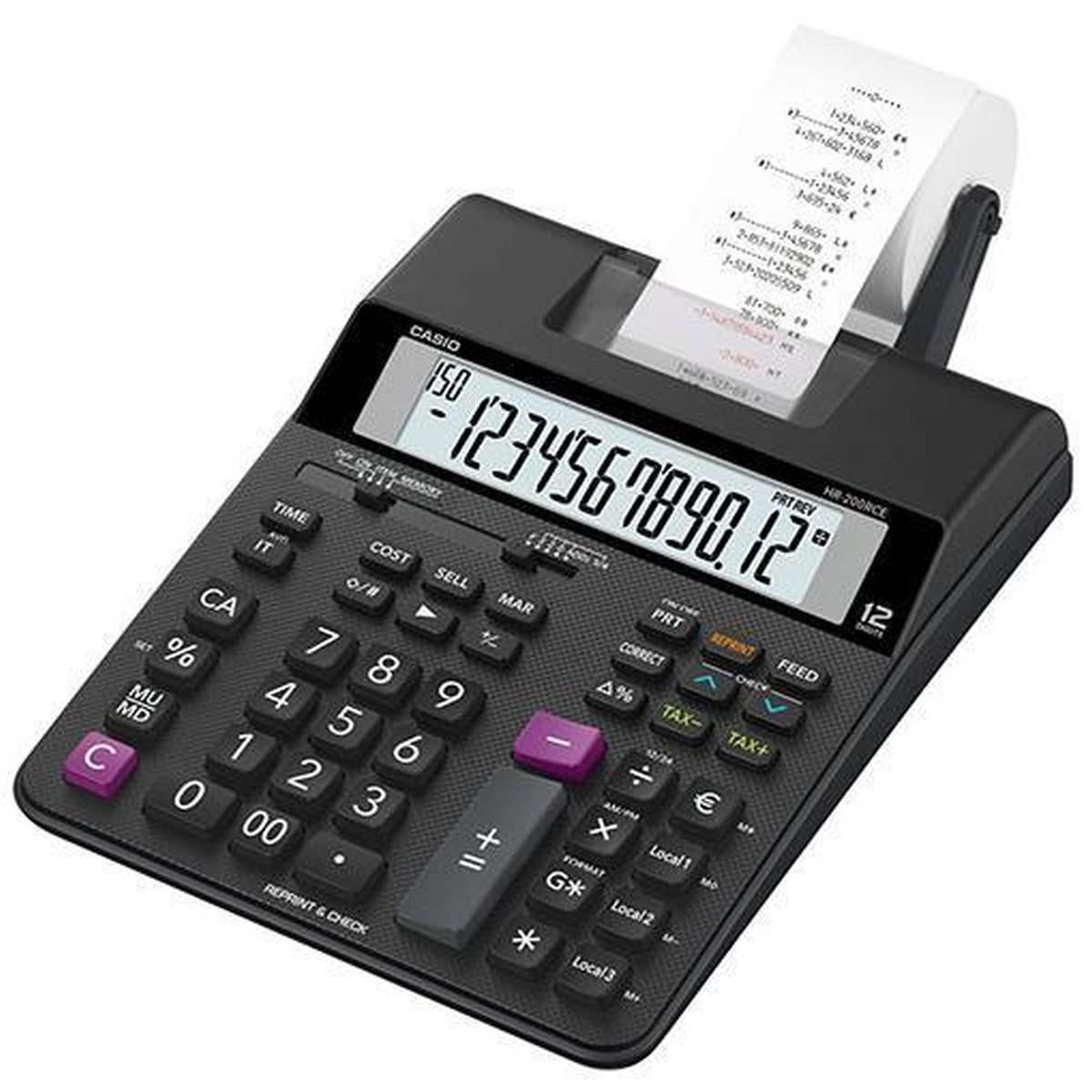 Calcolatrice scrivente hr200rce + adattatore