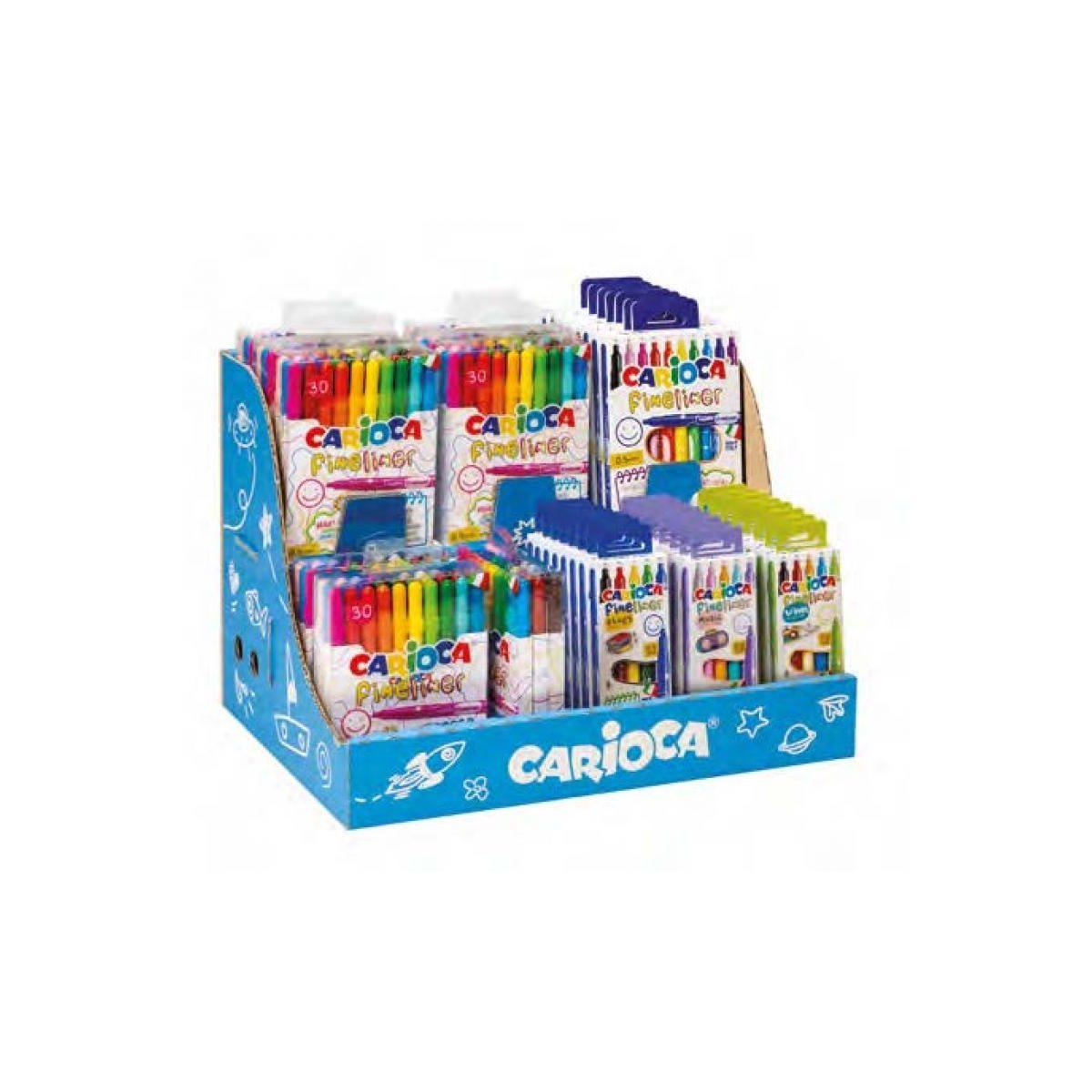 Carioca display da banco fineliner 50pz