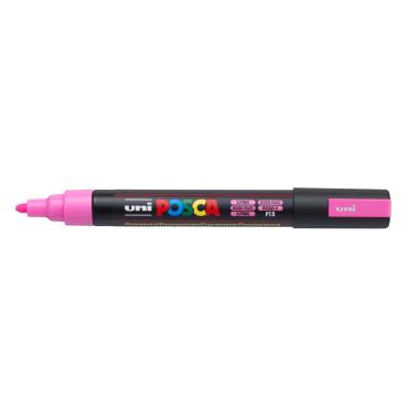 Uni posca punta media rosa fluo