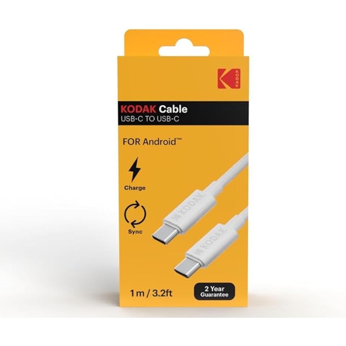 KODAK Cavo ricarica smartphone da usb-c a usb-c X ANDROID 10W 1MT