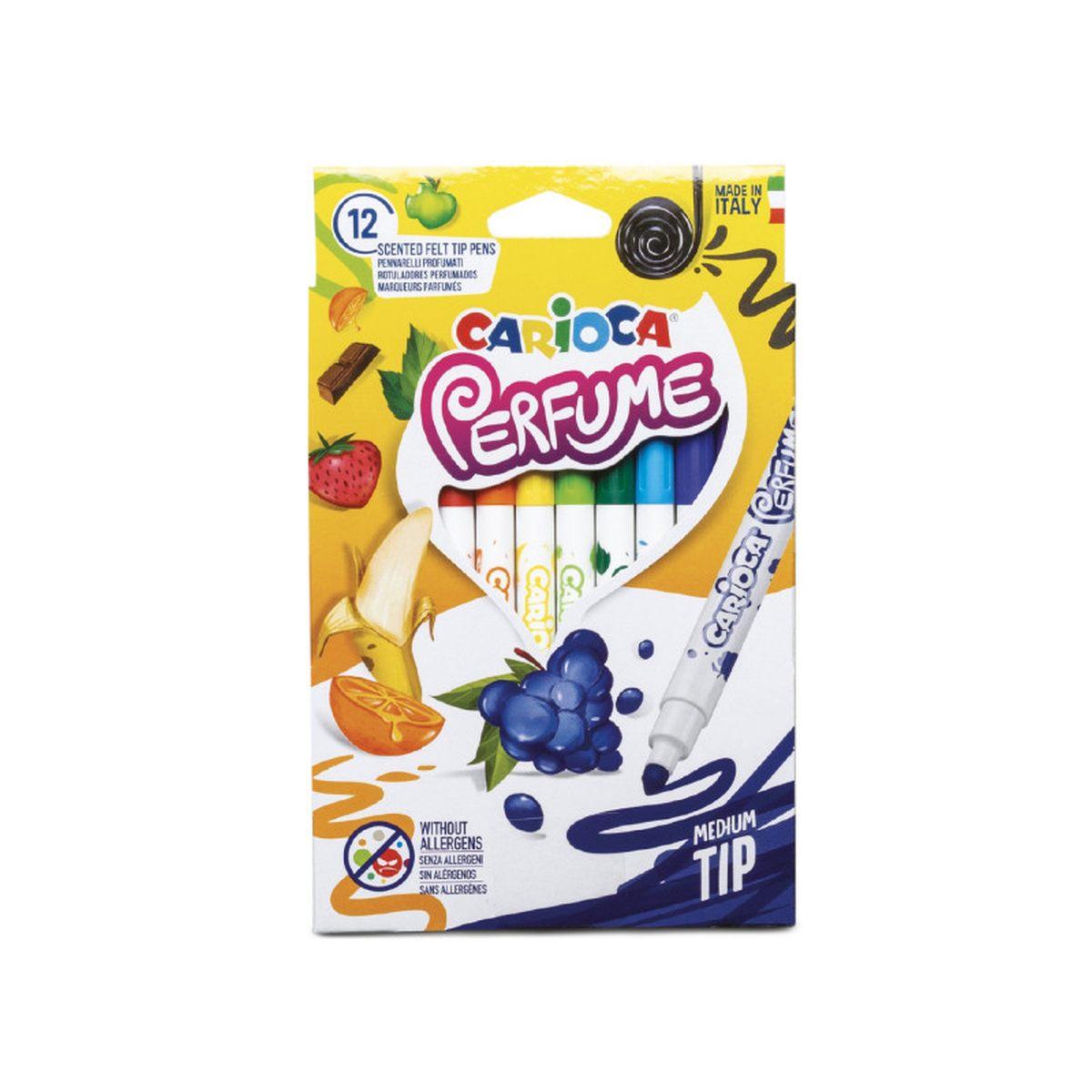 Carioca pennarelli profumati stampino 12pz