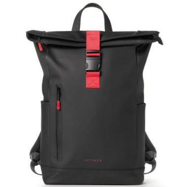 Borsa roll top drop in gomma antipioggia nero