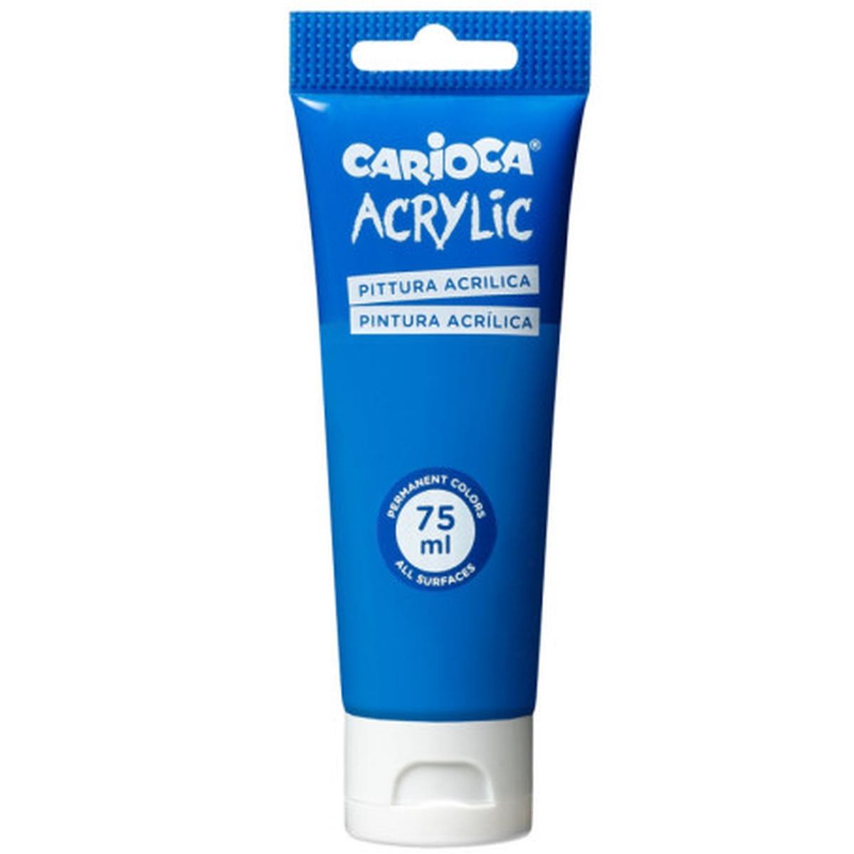 Carioca colori acrilici 75ml cyano