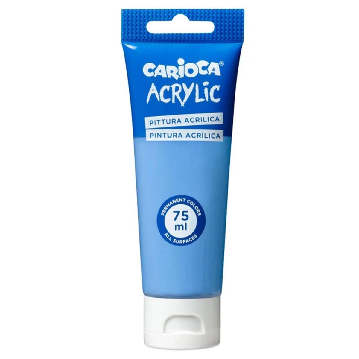 Carioca colori acrilici 75ml sky blue
