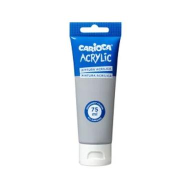 Carioca colori acrilici 75ml argento