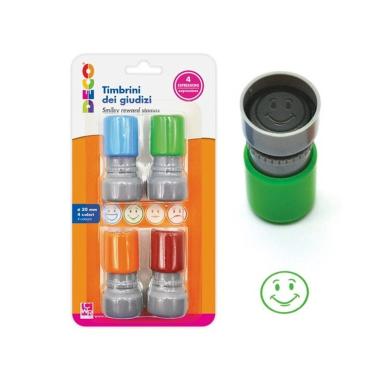 Set 4 timbrini dei giudizi autoinchiostrati d.10