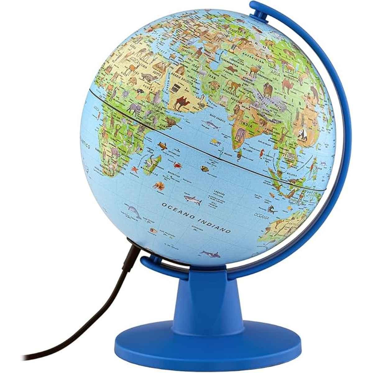GLOBO D.16 cm LUCE SAFARI LUCE LED USB