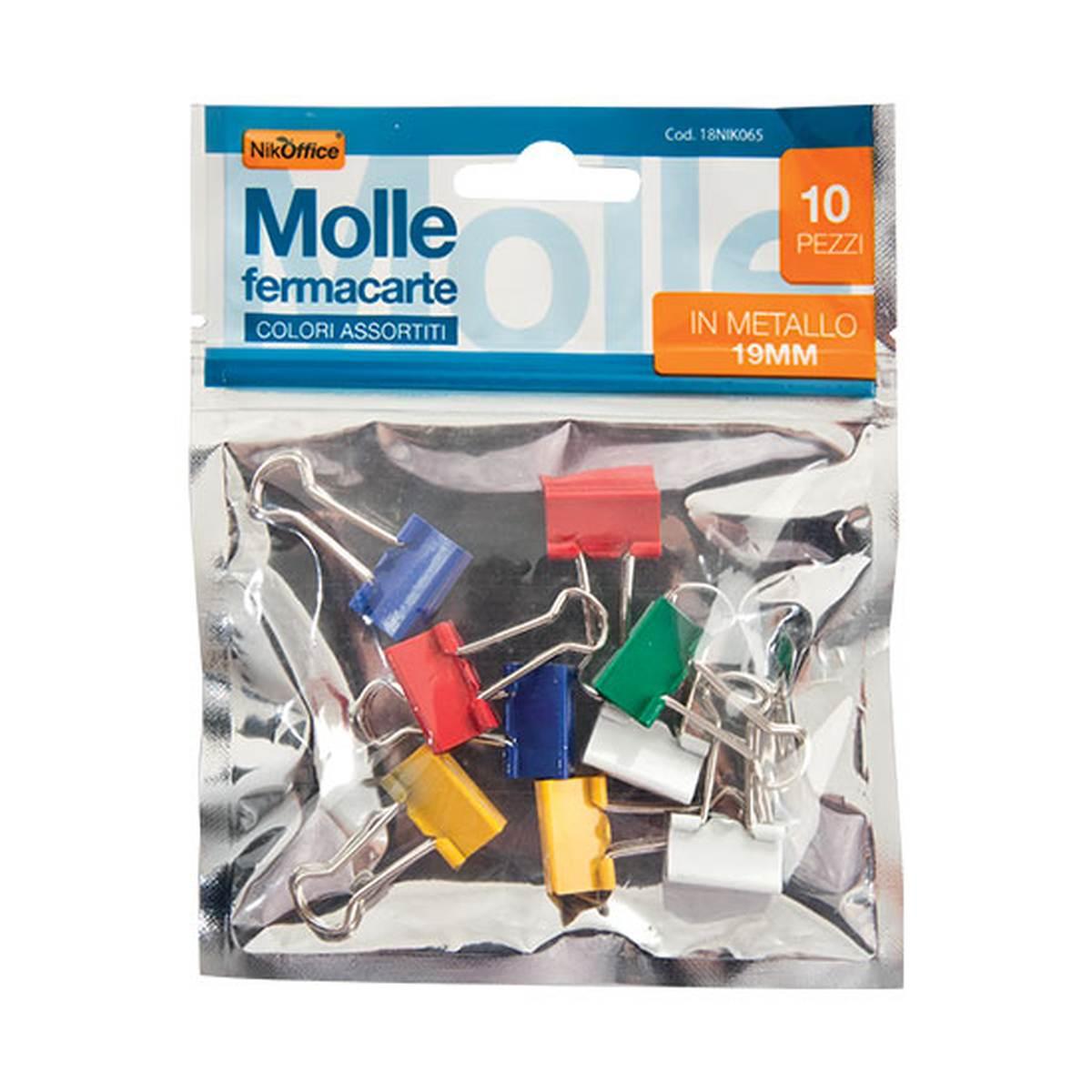 Molle fermacarte colorate mm19 ass cf10