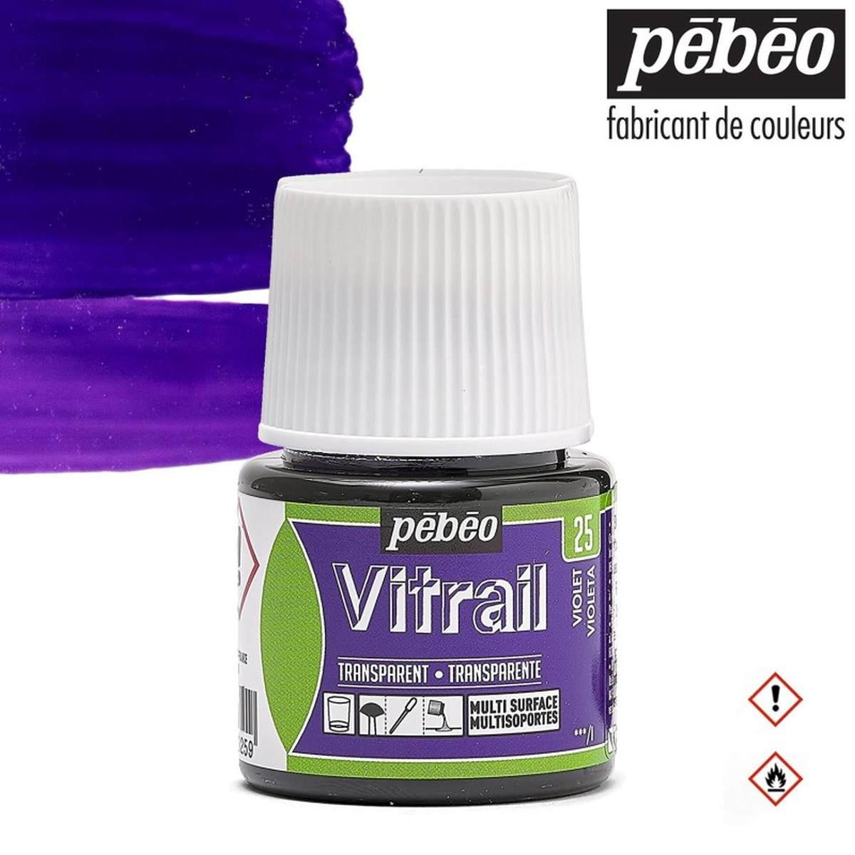 Colori per vetro vitrail 45ml viola