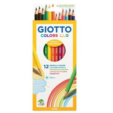 Giotto pastelli colors astuccio  12 pz