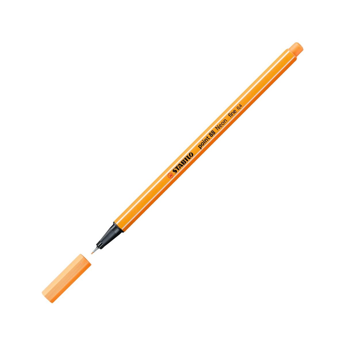 Marker point 88 arancio neon pz.10