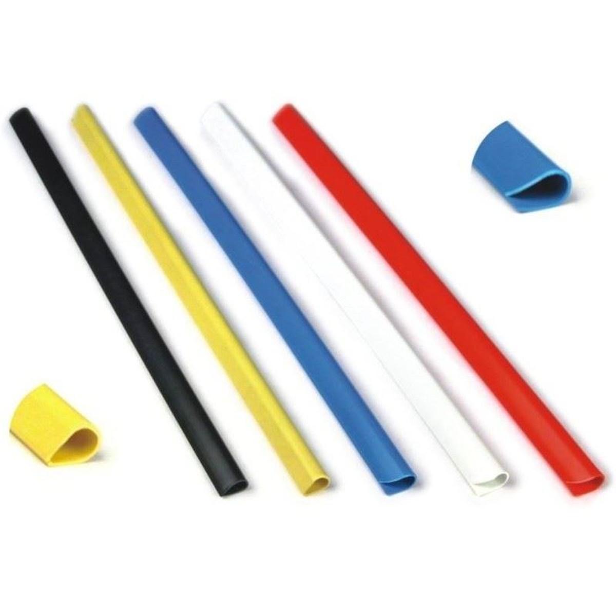 Spirale plastica mm 38  blu 50pz