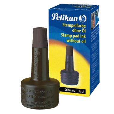 Inchiostro s/olio x timbri 28 ml. nero