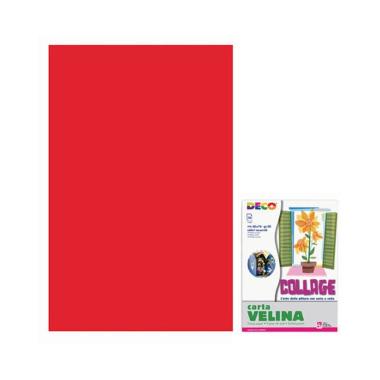 Carta velina 50x76 24pz rosso