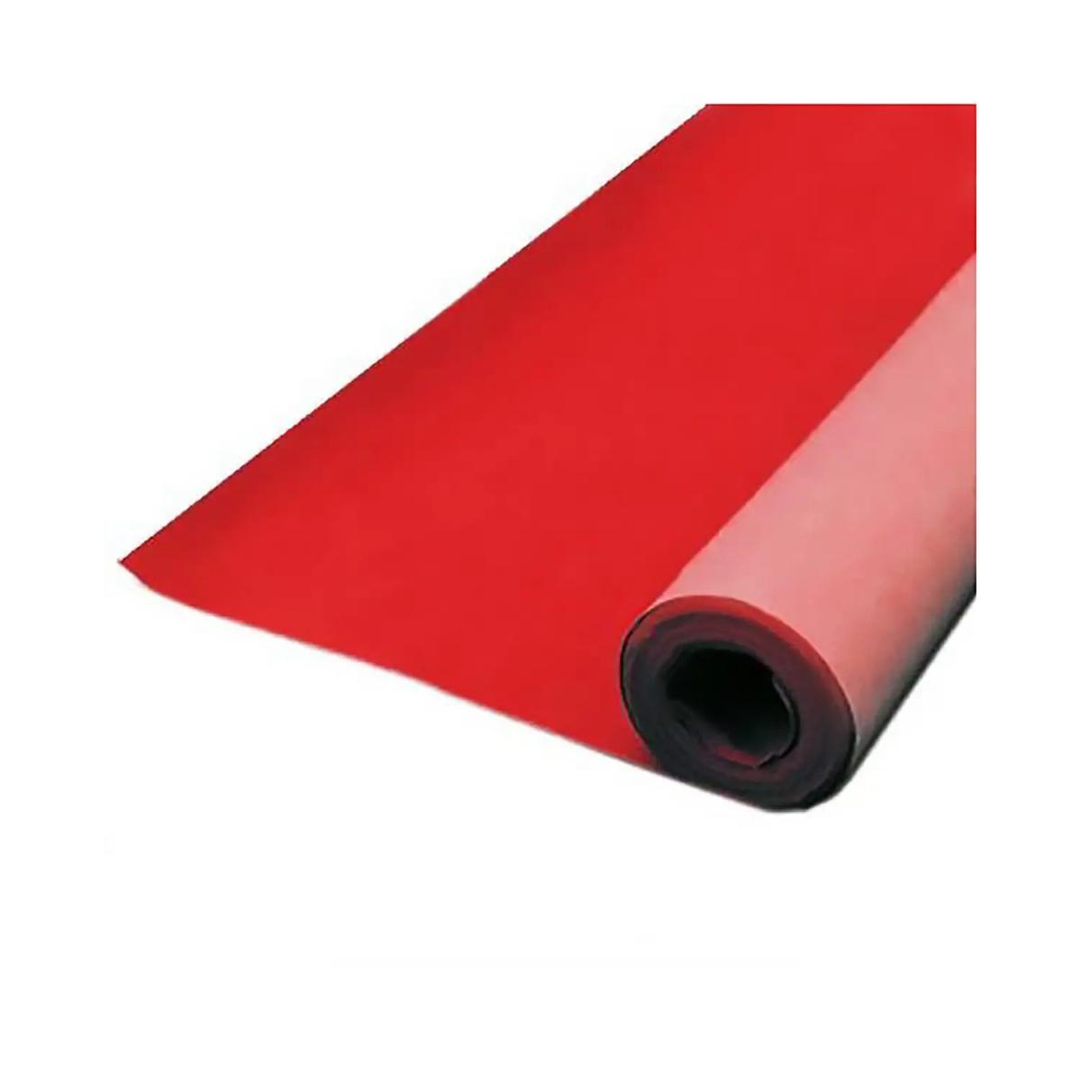 Rotolo carta vellutata mt.5x70 cm. rosso