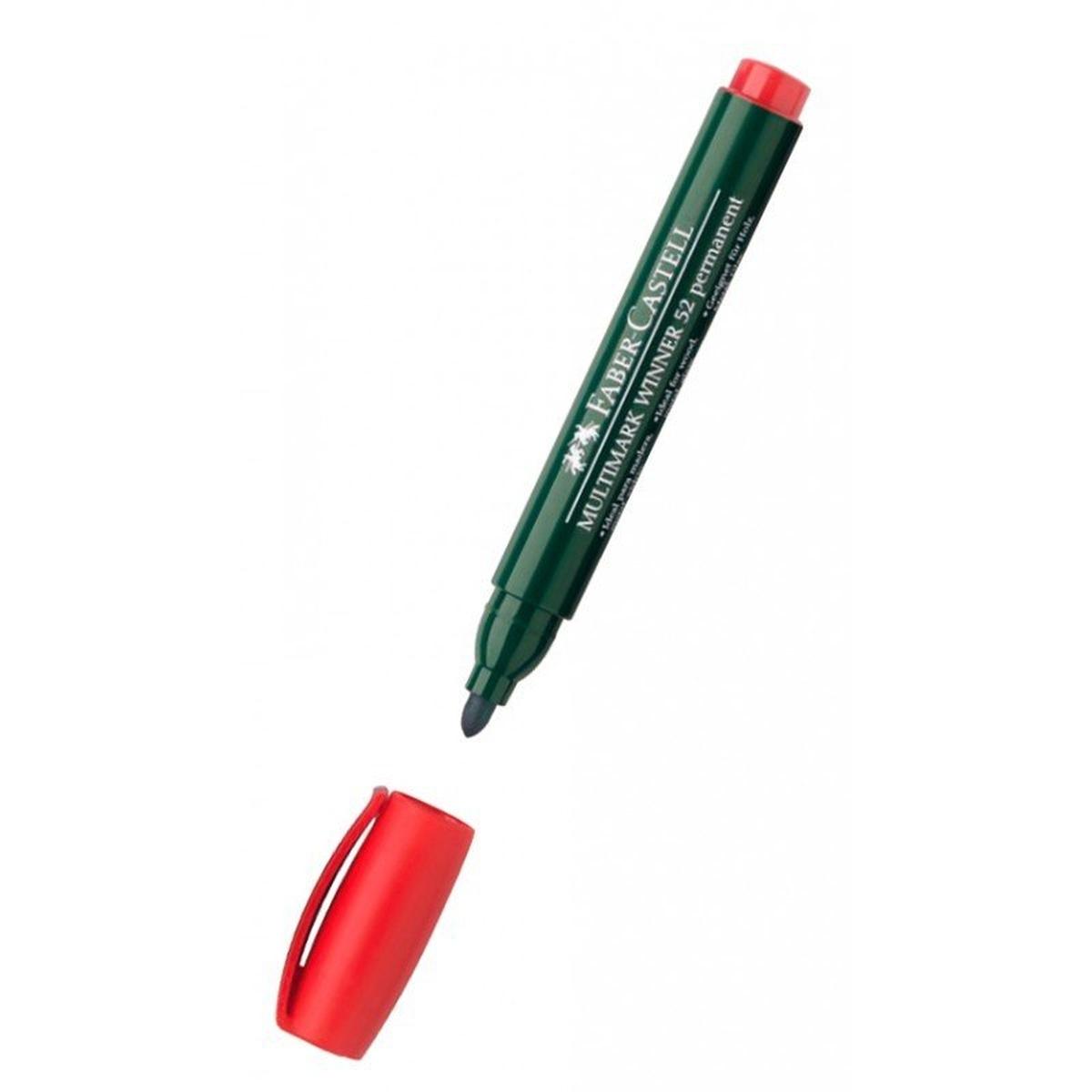 Marker multimark winner 52 punta tonda rosso cf12