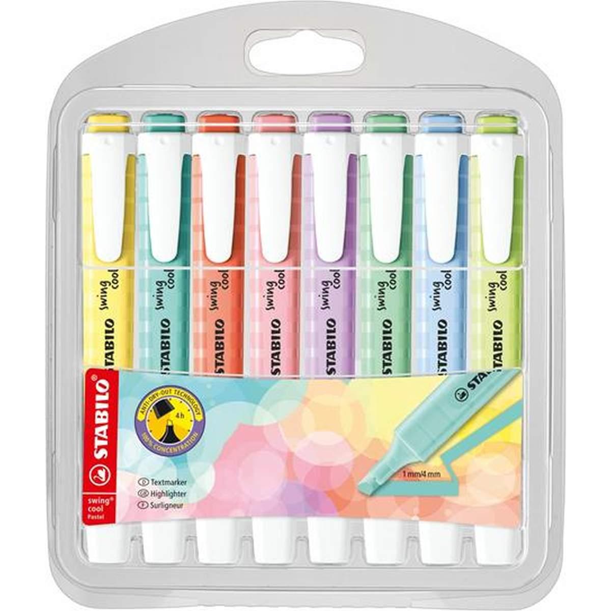 Stabilo swing cool pastel 8pz