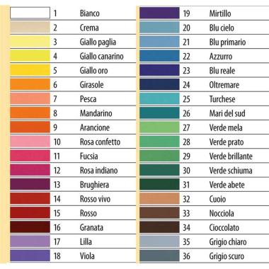 Bristol colorline 70x100 gr.220 fg.25 rosso vivo