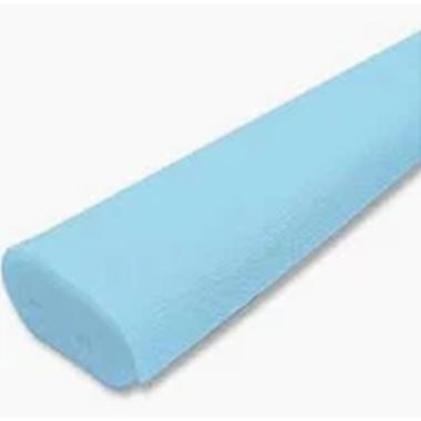 Carta crespa 40gr. 10pz azzurro baby