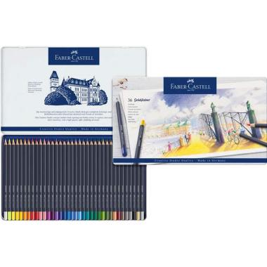 Pastelli goldfaber da 36 in scat metallo