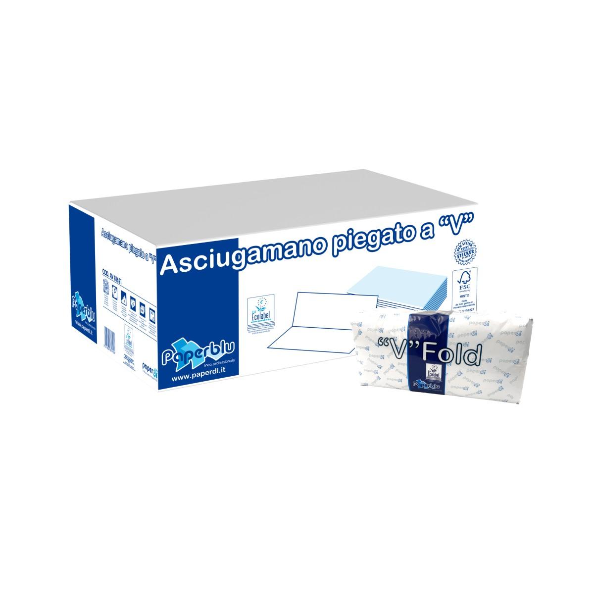 Asciugamani intercalati a v 15x21,5 210pz
