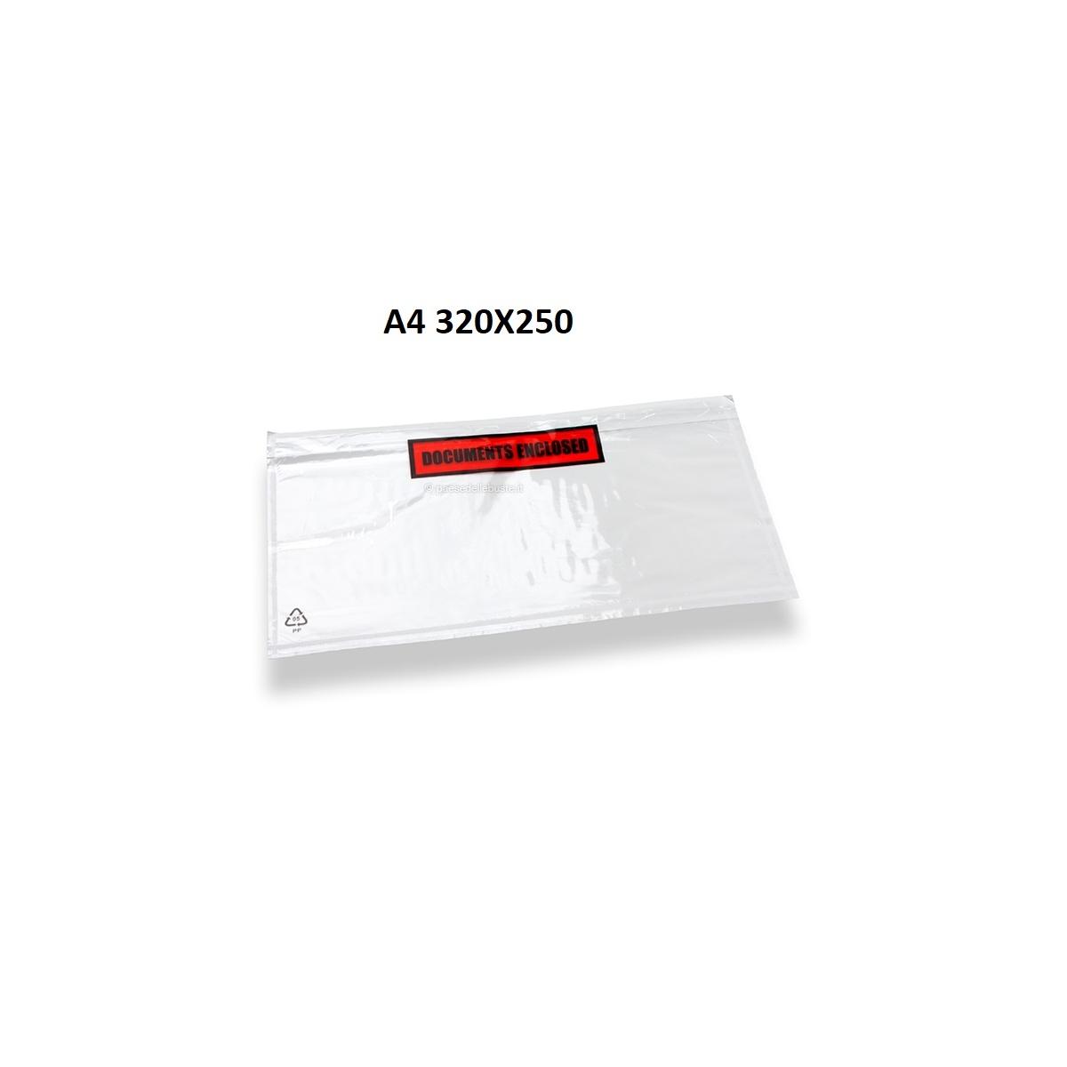 Buste autoadesive portadoducenti methodo 320x250 cf100