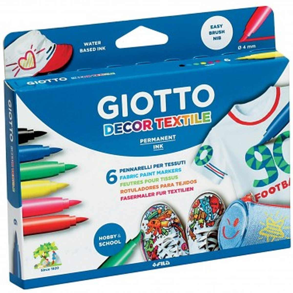 Astuccio 6 giotto decor textile