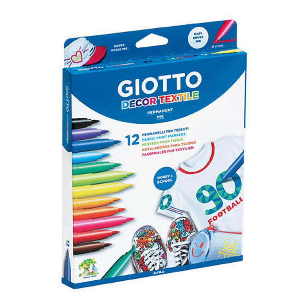 Astuccio 12 giotto decor textile