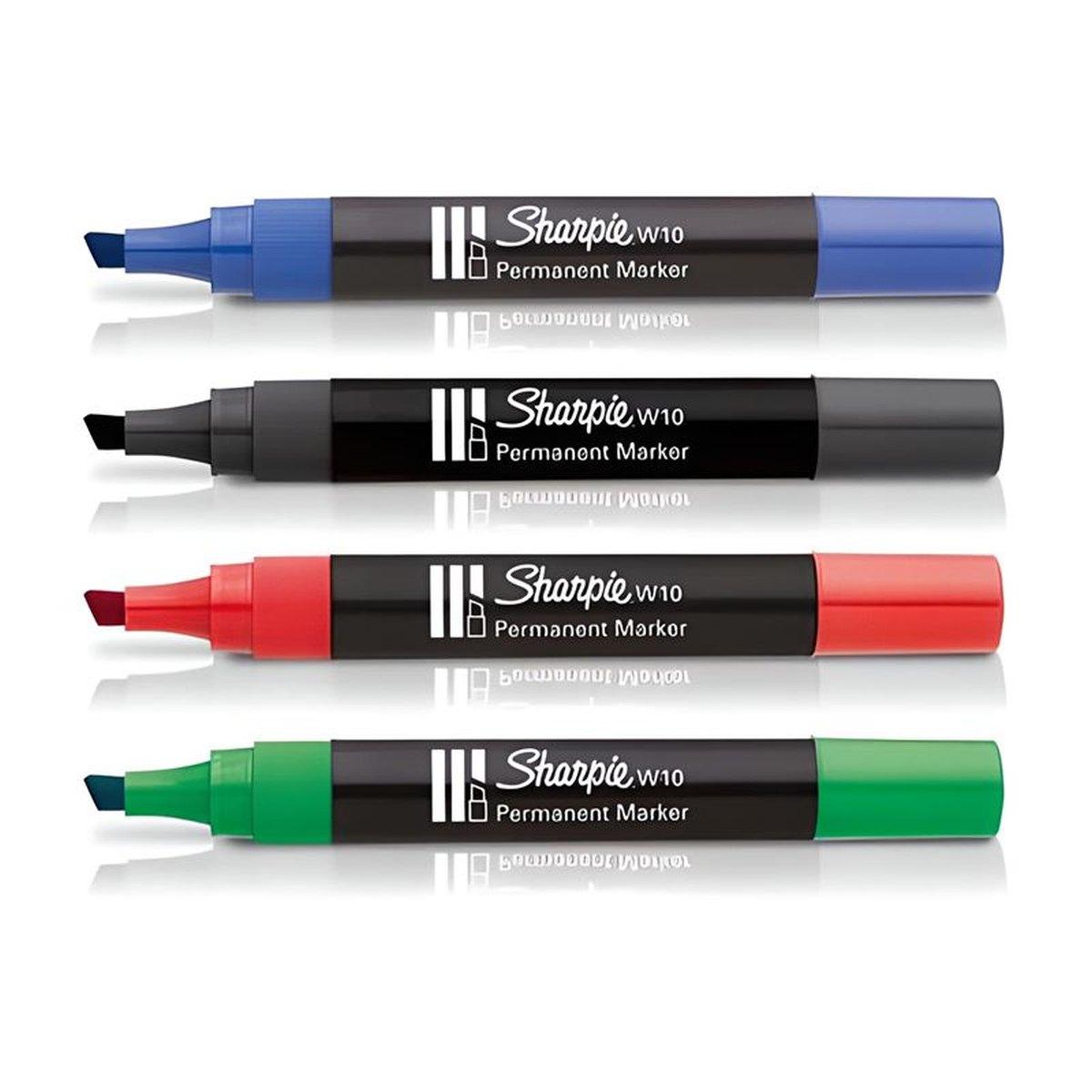 Marker w10 p.scalpello cf.12 pz. blu