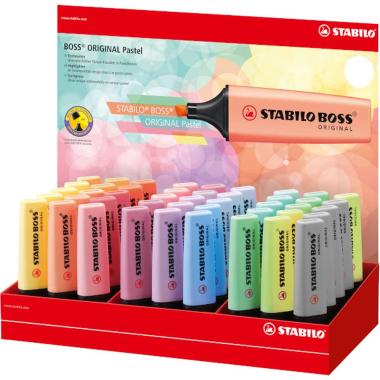 Stabilo boss pastel new display 45pz