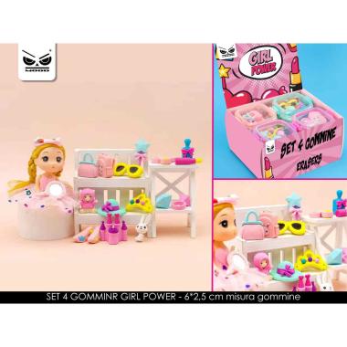 Set 4 gommine girl power