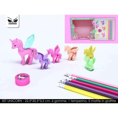 Stationery set unicorno