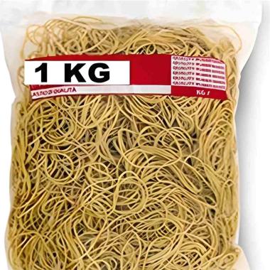 Elastici in gomma gialli d.80 kg.1