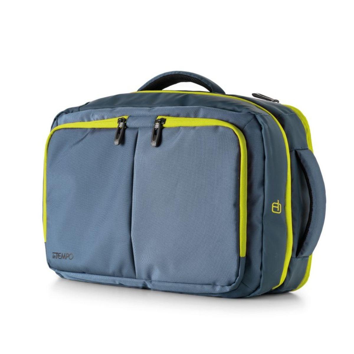 Borsa bi-bag blackout in tela cerata