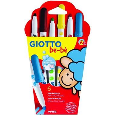 Giotto bebe' astuccio 6 pennarelli