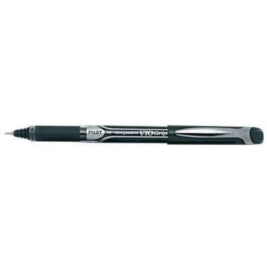 Penne hi-tecpoint v10 grip 12 pz. nero
