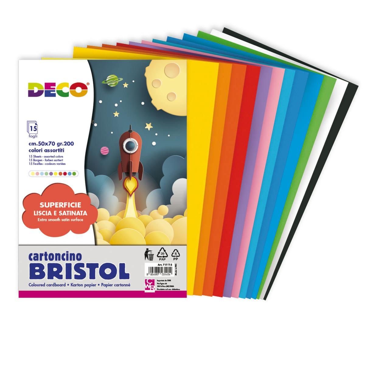 CARTONCINI ARCOBALENO  50x70 10PZ