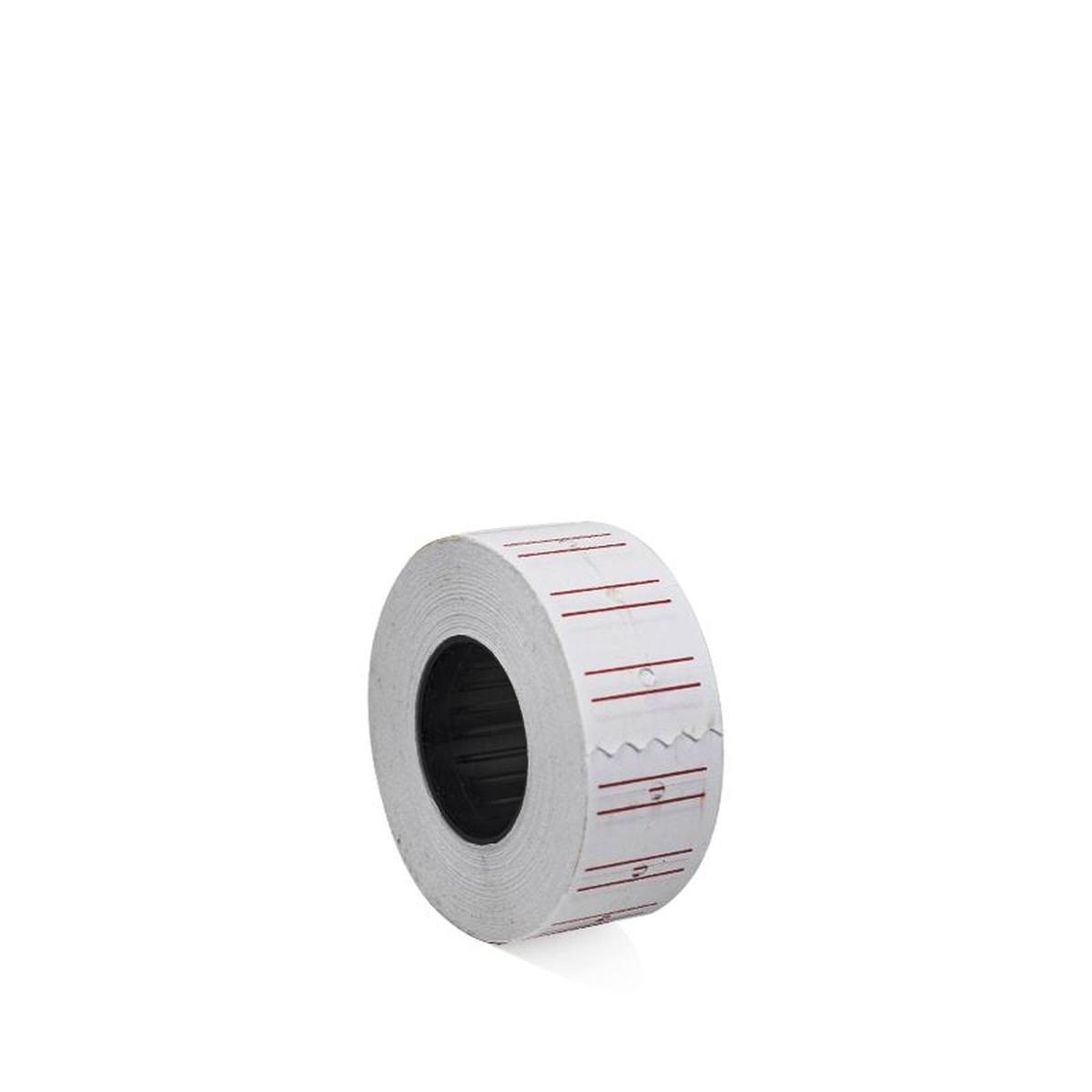 Rotoli x prezz.26x16 ond.bianchi pz36 scritta data produz da cons entro