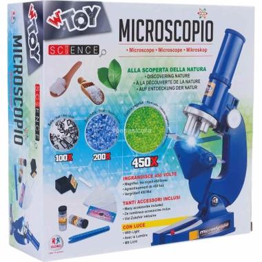 Microscopio b/o c/luce/accessori