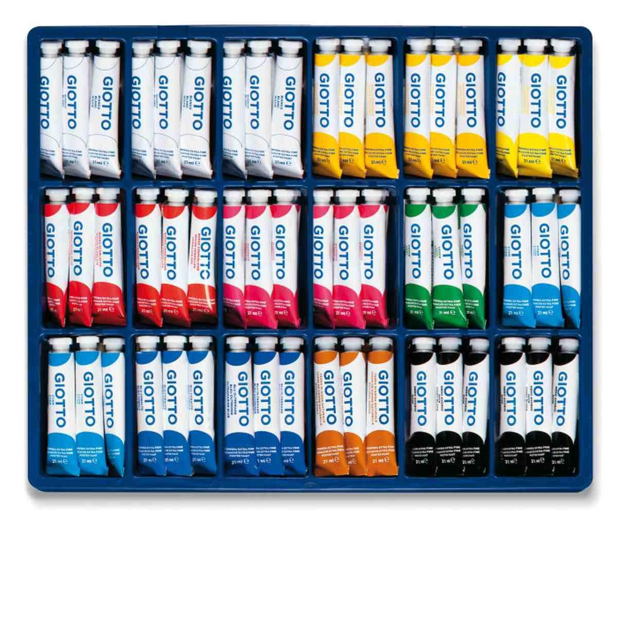 Vetrinetta tempera 108pz 21ml