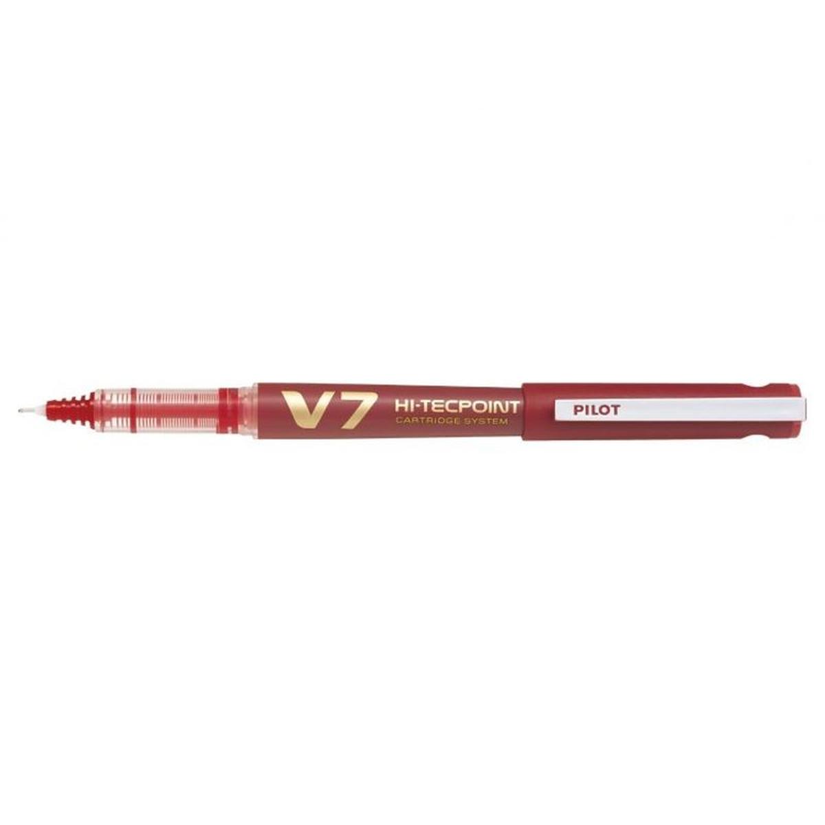 Penne hi-tecpoint v7 begreen (ricaricabile )cf.10 pz.rosso