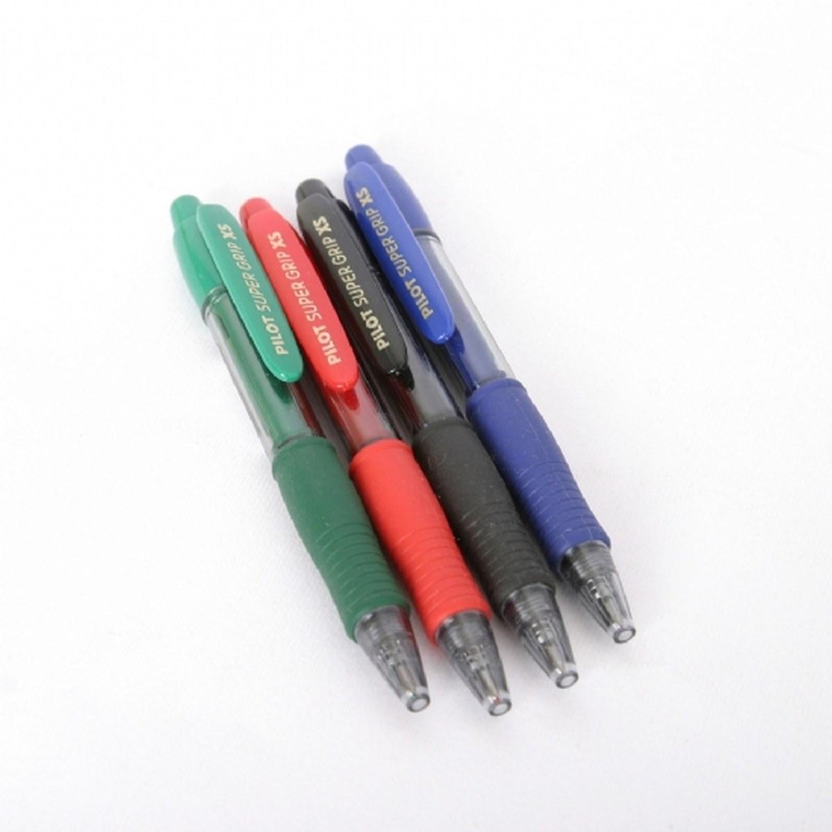 Penna super grip xs mini punta m pz.12 blu
