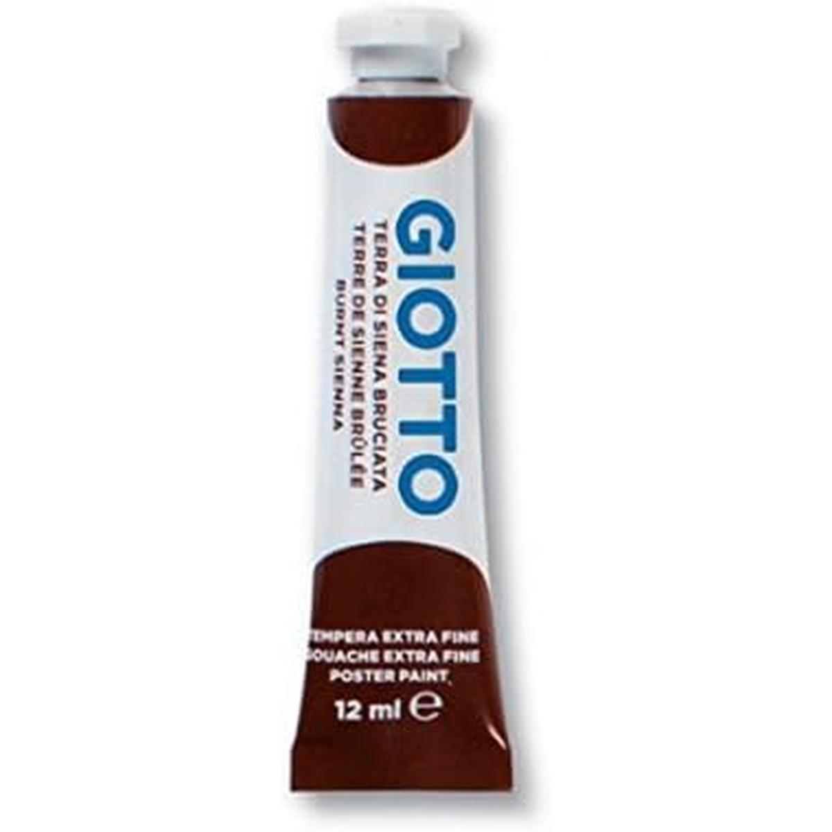 Tempera tubetto 12ml cf.6pz.terra di siena bruciata