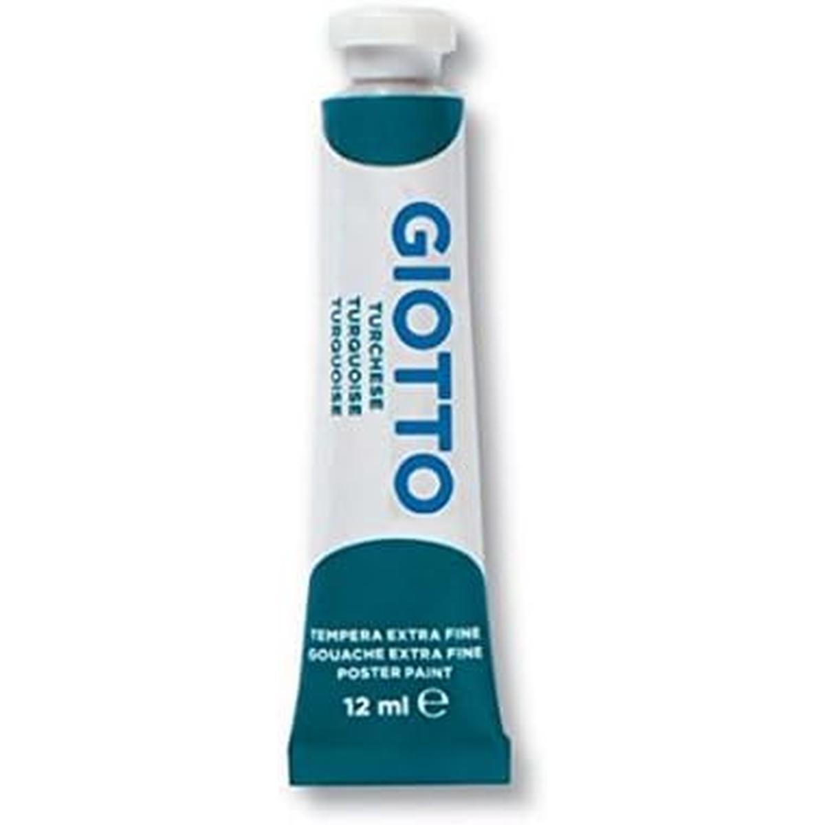 Tempera tubetto 12ml cf.6pz. turchese