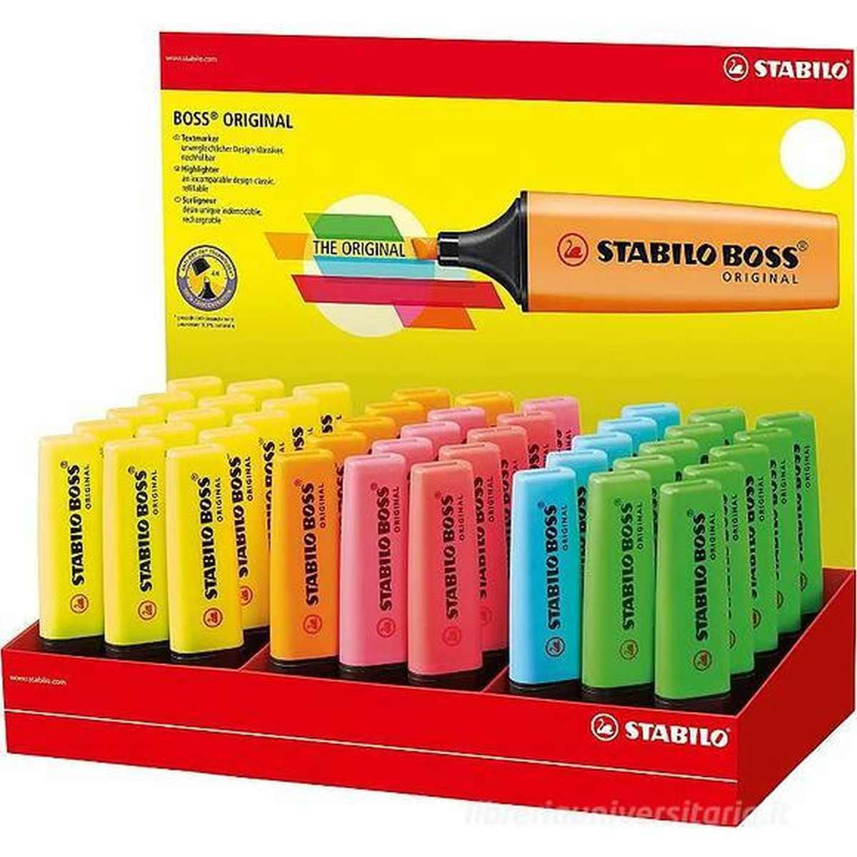 Stabilo boss fluo display 45pz