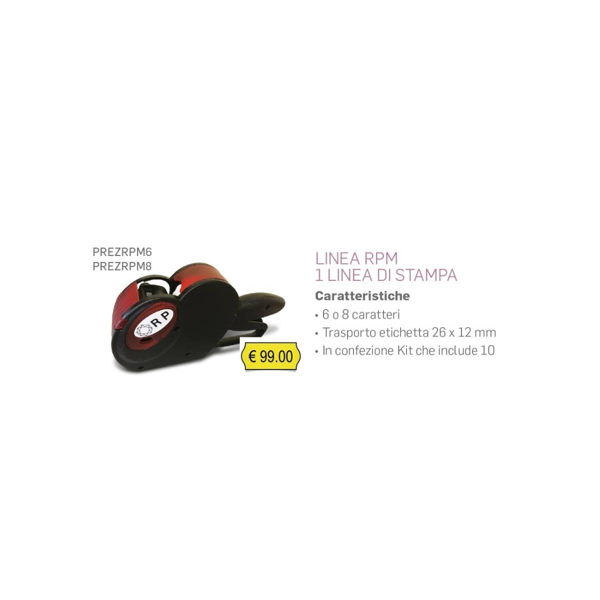 PREZZATRICE SMART S8 kit 10 rot + tamp.
