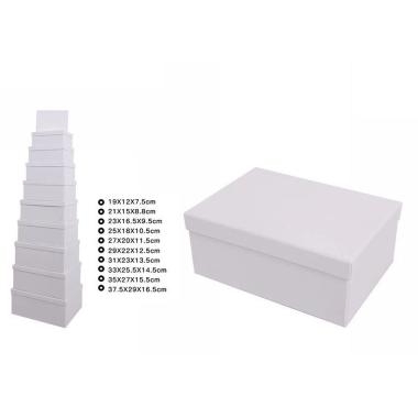 Set 10 scatole regalo bianco
