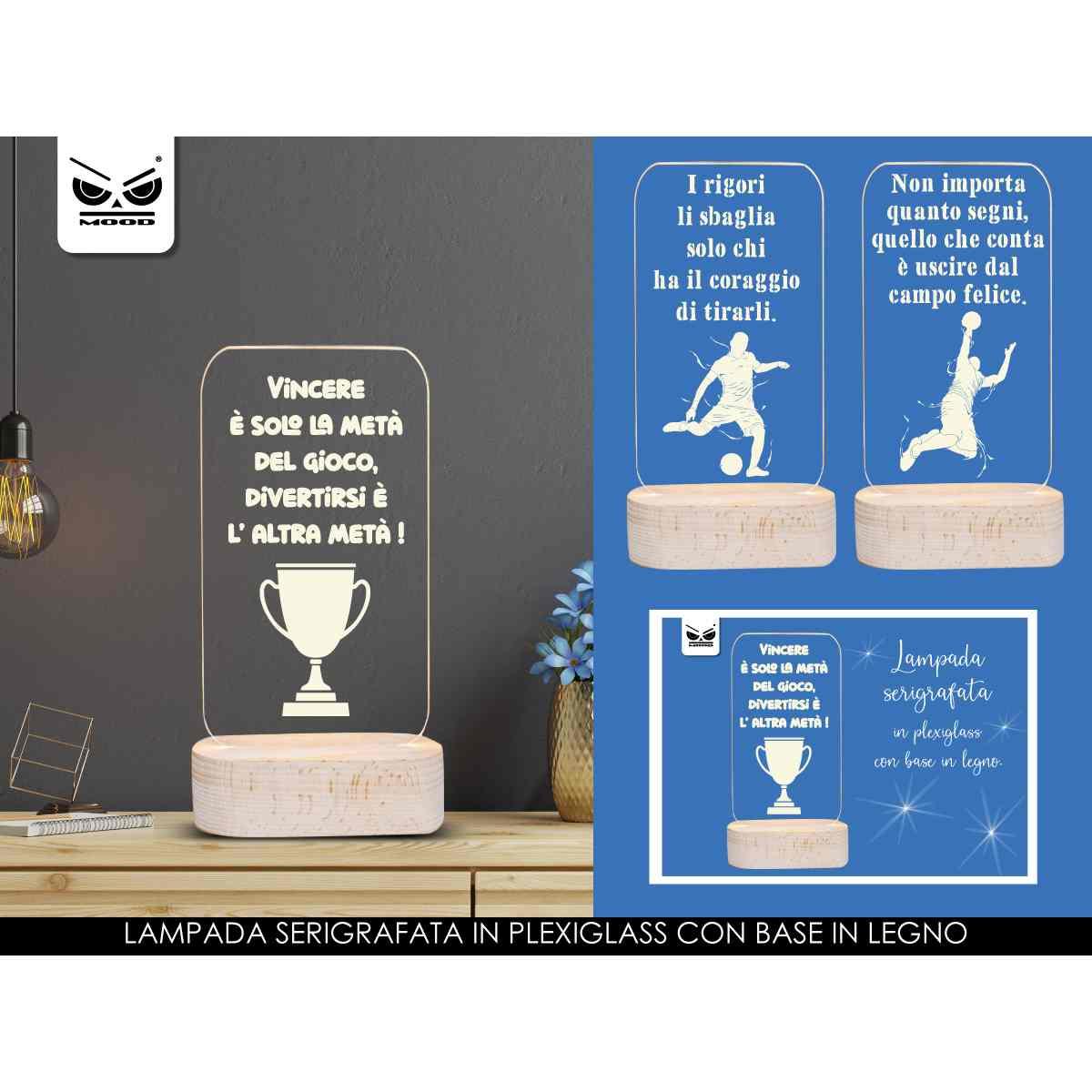 Lampada plexi sport