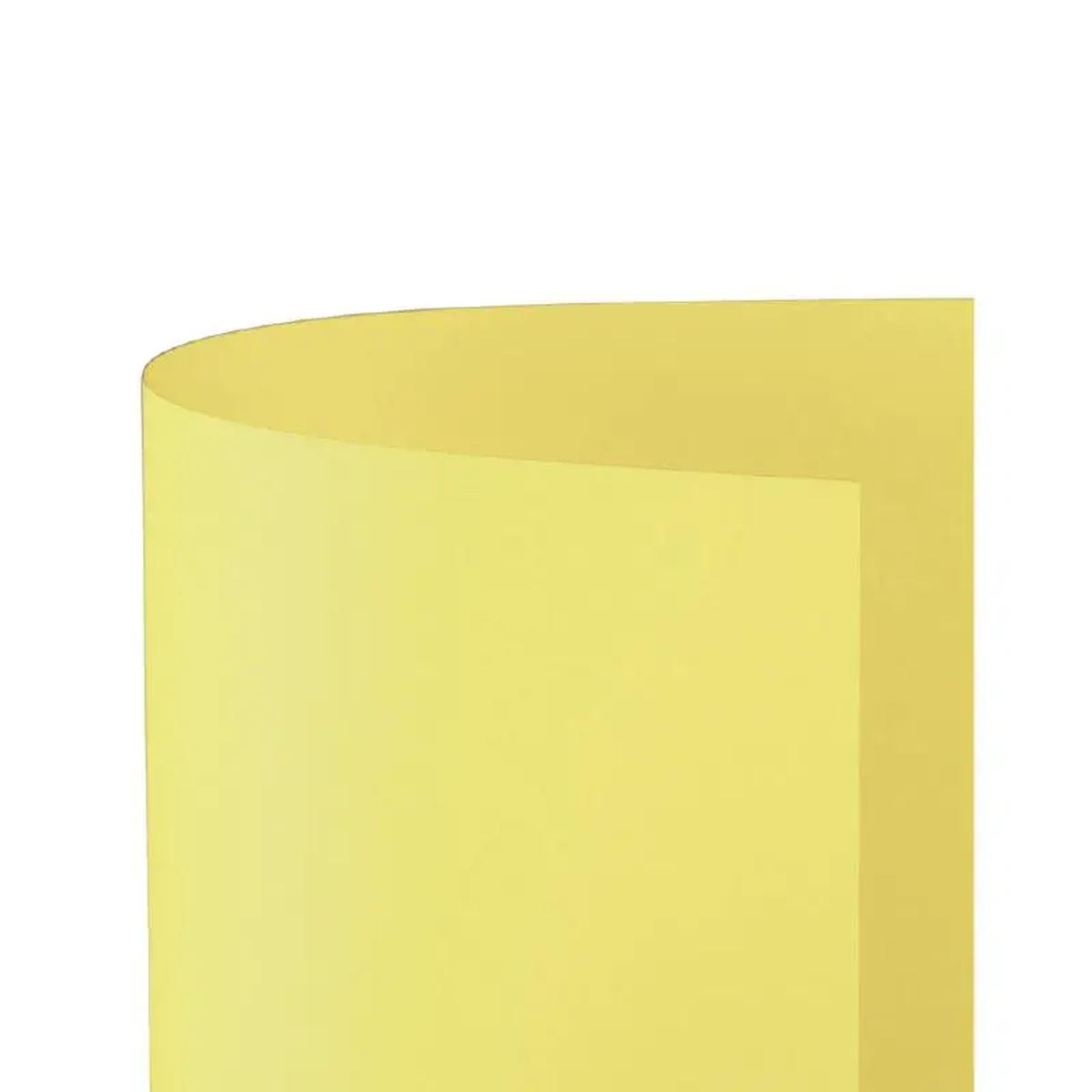 Bristol 70x100 200gr giallo chiaro 10ff sigillo